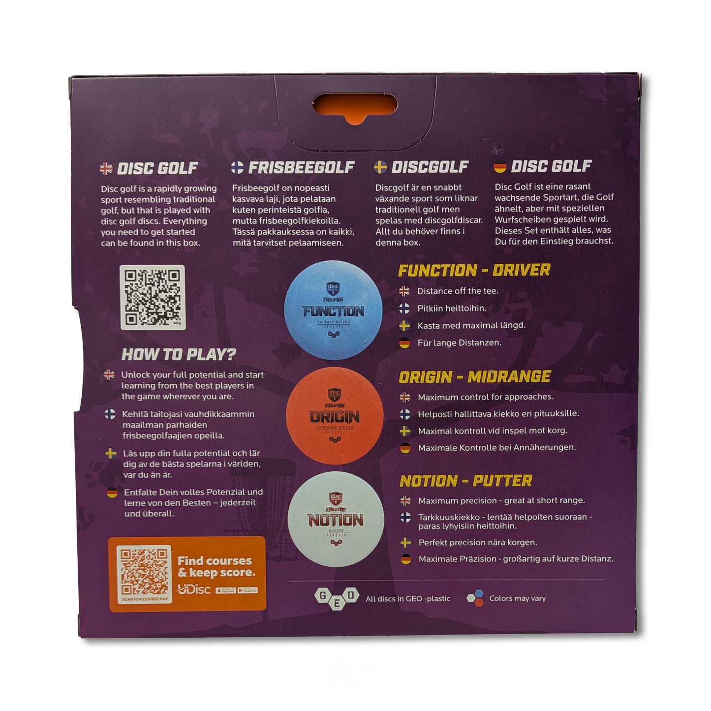 Disc Box Set (3 Discs) Geo Evolution